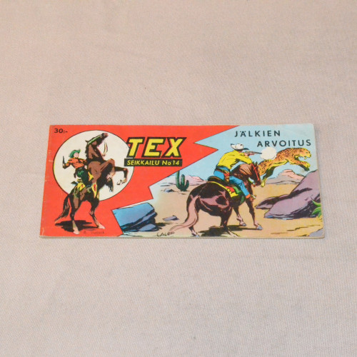 Tex liuska 14 - 1960 Jälkien arvoitus (8. vsk)